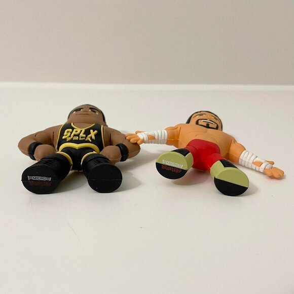 Micro Brawlers Jeff Cobb and Eddie Guerrero Pro Wrestling Crate 3 Inch Figures - Picture 5 of 15